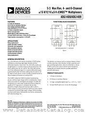 ADG1409 datasheet pdf Analog Devices
