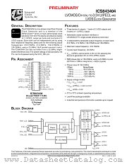 ICS843404 datasheet pdf Texas Instruments