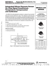 MPXV4115V datasheet pdf Freescale (Motorola)