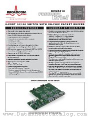 BCM5318 datasheet pdf Broadcom