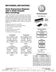 MC74ACT652N datasheet pdf ON Semiconductor