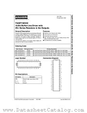 74ABT162244CSSX datasheet pdf Fairchild Semiconductor