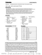 TC58NVG0S3AFT datasheet pdf TOSHIBA