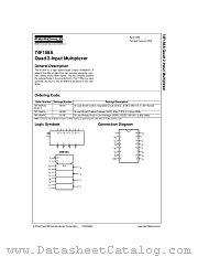 74F158ASJ datasheet pdf Fairchild Semiconductor