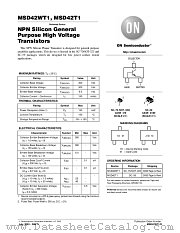 MSD42WT1 datasheet pdf ON Semiconductor