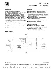 MK2745-24 datasheet pdf Texas Instruments