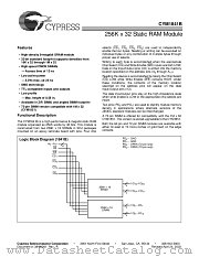 CYM1841BP7-15C datasheet pdf Cypress