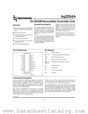 BQ2204ASN-NTR datasheet pdf Texas Instruments