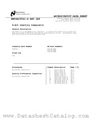 5962-8979302RA(54ACT521DMQB) datasheet pdf National Semiconductor