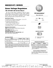 MM5Z2V4ST1 datasheet pdf ON Semiconductor