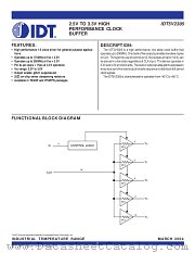 IDT5V2305NRI datasheet pdf IDT