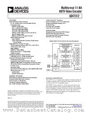 ADV7312KST datasheet pdf Analog Devices