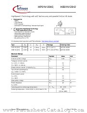 IKB01N120H2 datasheet pdf Infineon