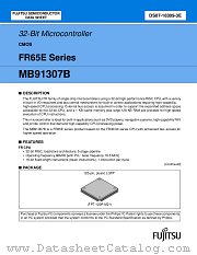 MB91307B datasheet pdf Fujitsu Microelectronics