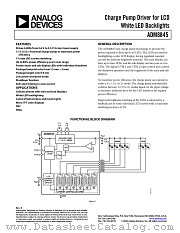 ADM8845ACPZ-WP datasheet pdf Analog Devices