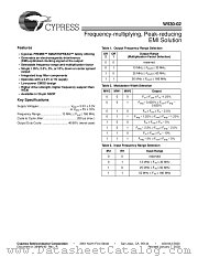 W530-02 datasheet pdf Cypress