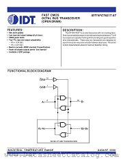 IDT74FCT621ATSO datasheet pdf IDT