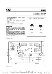 L9820D013TR datasheet pdf ST Microelectronics