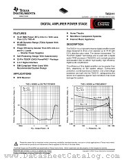 TAS5111DADR datasheet pdf Texas Instruments