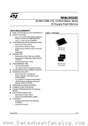 M58LW032C90N1 datasheet pdf ST Microelectronics