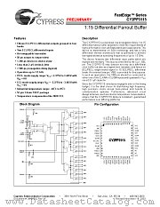 CY2PP3115AI datasheet pdf Cypress