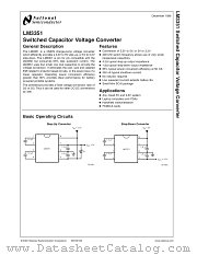 LM3351MMX datasheet pdf National Semiconductor