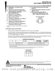 SN74LVC2G17YZAR datasheet pdf Texas Instruments