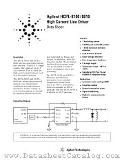 HCPL-0810 datasheet pdf Agilent (Hewlett-Packard)