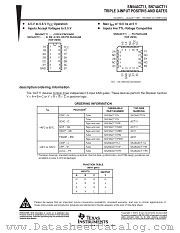 SNJ54ACT11J datasheet pdf Texas Instruments