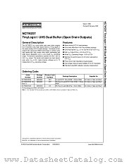 NC7WZ07P6X_NL datasheet pdf Fairchild Semiconductor
