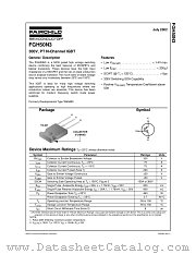 FGH50N3 datasheet pdf Fairchild Semiconductor