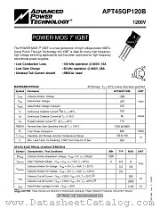 APT45GP120B datasheet pdf Advanced Power Technology