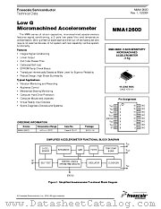 MMA1260D datasheet pdf Freescale (Motorola)