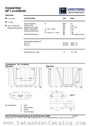 QF1.4-L0200/05 datasheet pdf Vectron