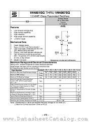 1N4001SG datasheet pdf Taiwan Semiconductor