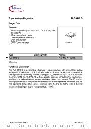 TLE 4418 datasheet pdf Infineon