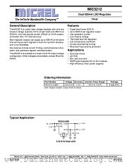 MIC5212 datasheet pdf Micrel Semiconductor
