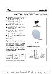 LM2901HDT datasheet pdf ST Microelectronics