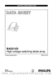 BAS21VD datasheet pdf Philips