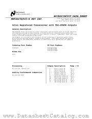 54ACTQ543SDMQB datasheet pdf National Semiconductor