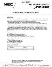 UPD168101MA-6A5-E1 datasheet pdf NEC