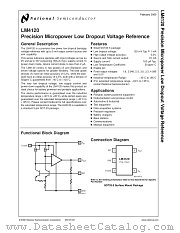 LM4120AIM5-5.0 datasheet pdf National Semiconductor