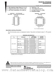SN74HCU04DBR datasheet pdf Texas Instruments