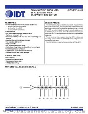 QS3VH2245Q datasheet pdf IDT