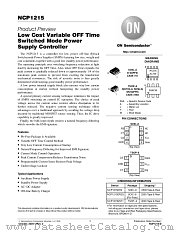 NCP1215 datasheet pdf ON Semiconductor