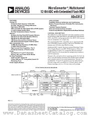ADUC812BCP datasheet pdf Analog Devices