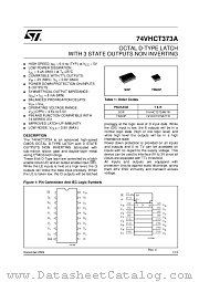 74VHCT373A datasheet pdf ST Microelectronics