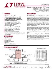 LTC3407-2 datasheet pdf Linear Technology