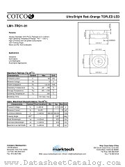 LM1-TRO1-01 datasheet pdf Marktech Optoelectronics