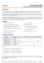 HY57V561620C(L)T(P)-P(I) datasheet pdf Hynix Semiconductor